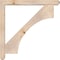Ekena Millwork Westlake Craftsman Smooth Bracket w/ Offset Brace, Douglas Fir, 5 1/2"W x 44"D x 44"H BKT0604X44X44WTL04SDF - alternate 4